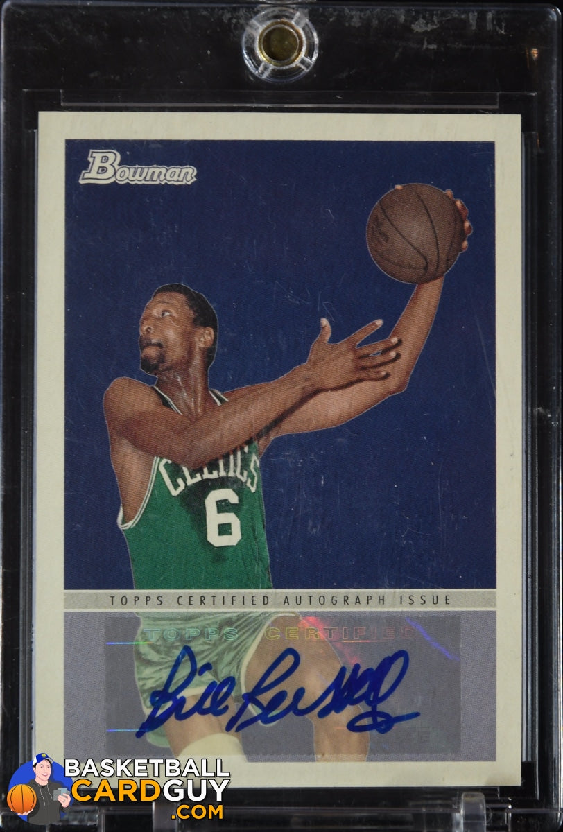 Bill Russell 2009-10 Bowman 48 Autographs #48ABR