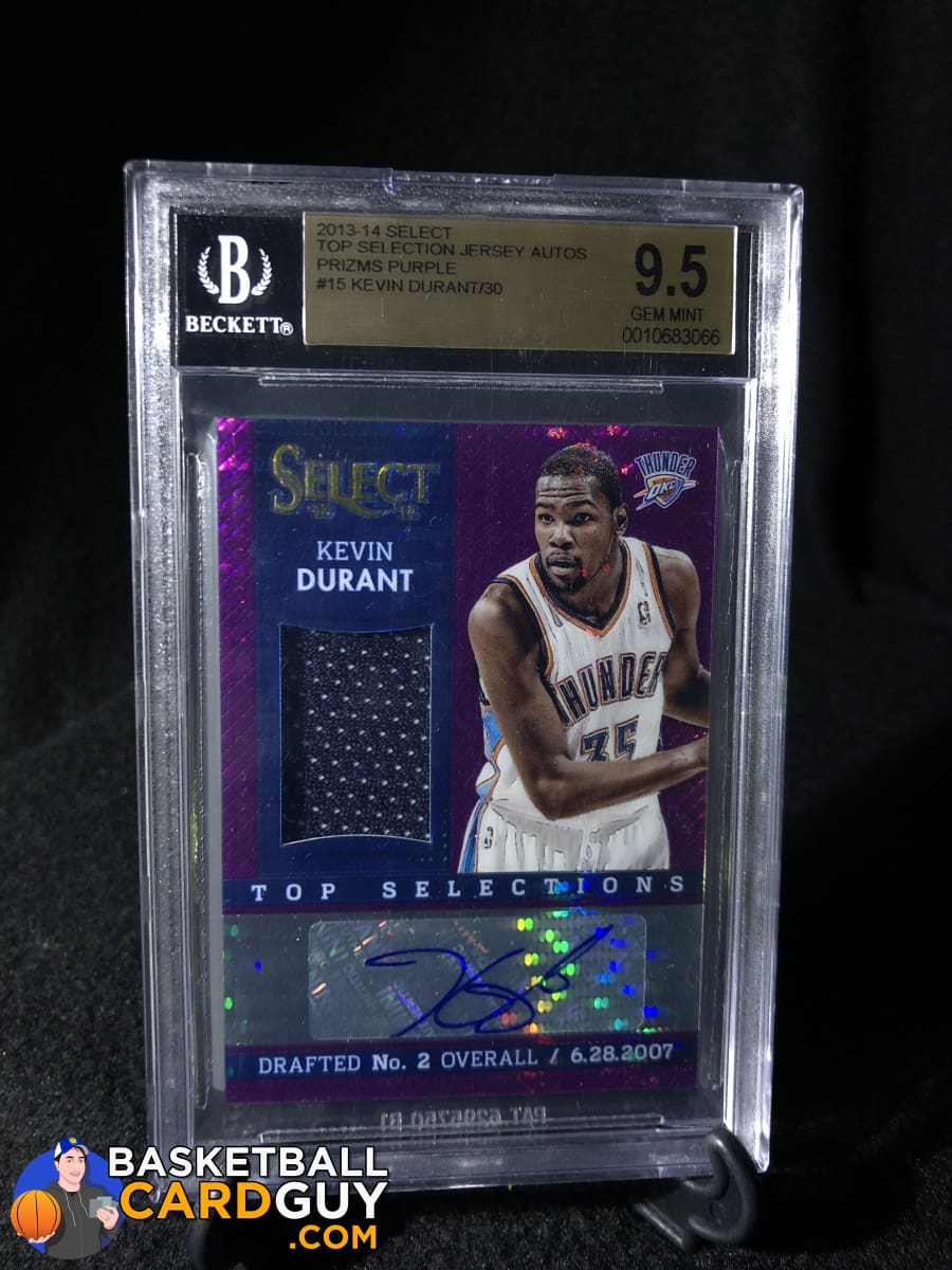 kevin durant jersey card