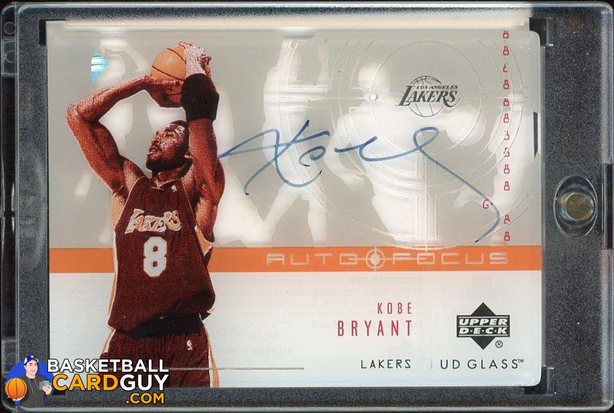 Kobe Bryant 2002-03 UD Glass Auto Focus #KB /50 – Basketball Card Guy