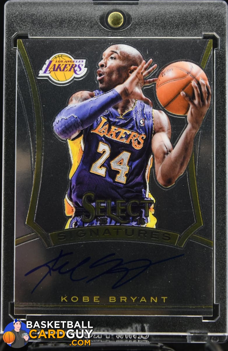 Kobe Bryant 2013 14 Select Signatures Sp On Card Autograph 