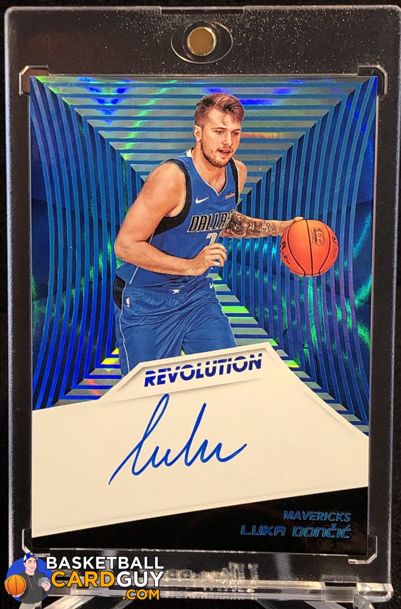 Luka Doncic 2018-19 Panini Revolution Rookie Autographs Infinite #/25