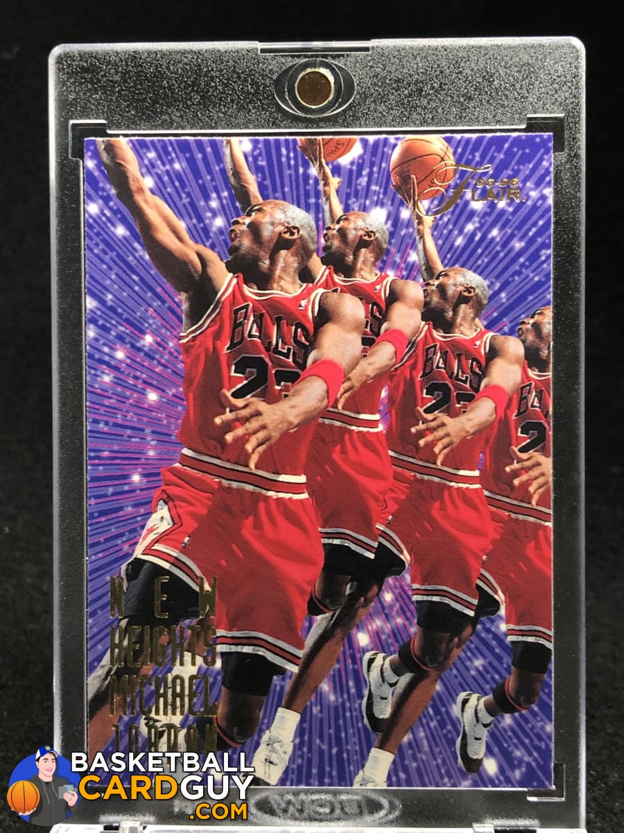 Michael Jordan 1995-96 Flair New Heights #4 – Basketball Card Guy