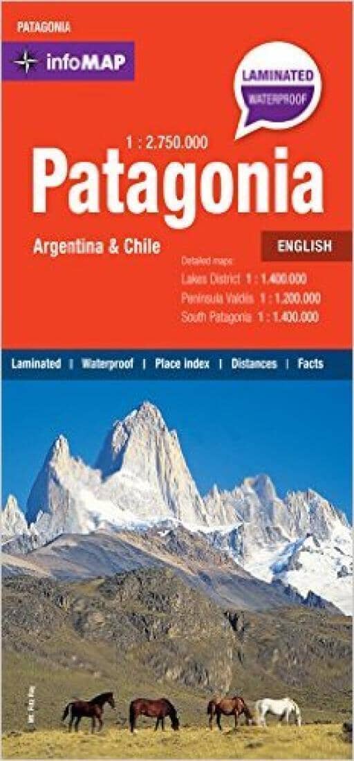 bille Shah kæmpe stor Patagonia InfoMap | Zagier y Urruty – Maps Company - Travel and hiking