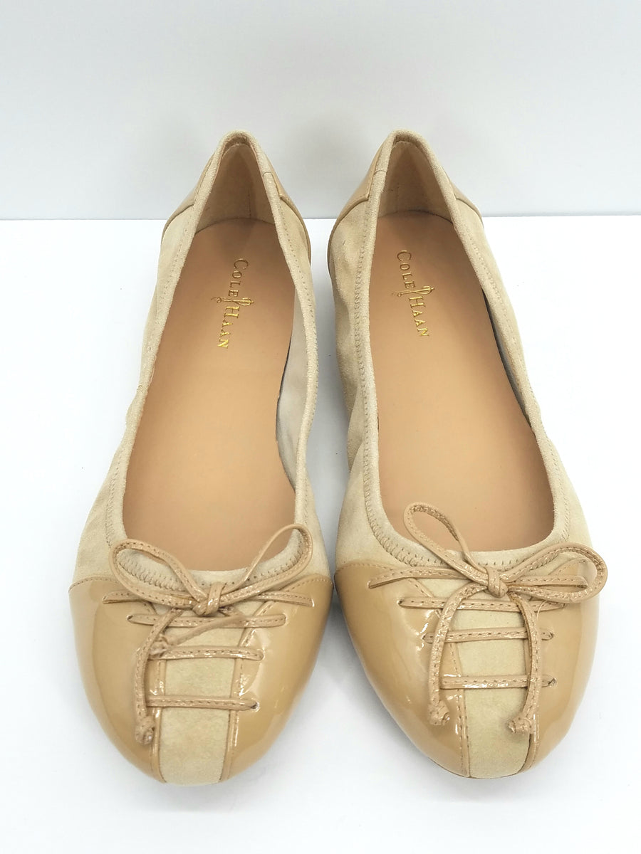 cole haan beige flats