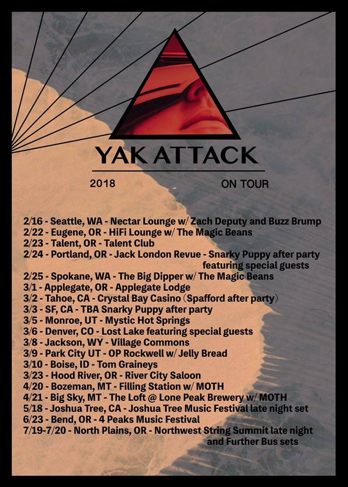 Yak Attack Spring 18 schedule