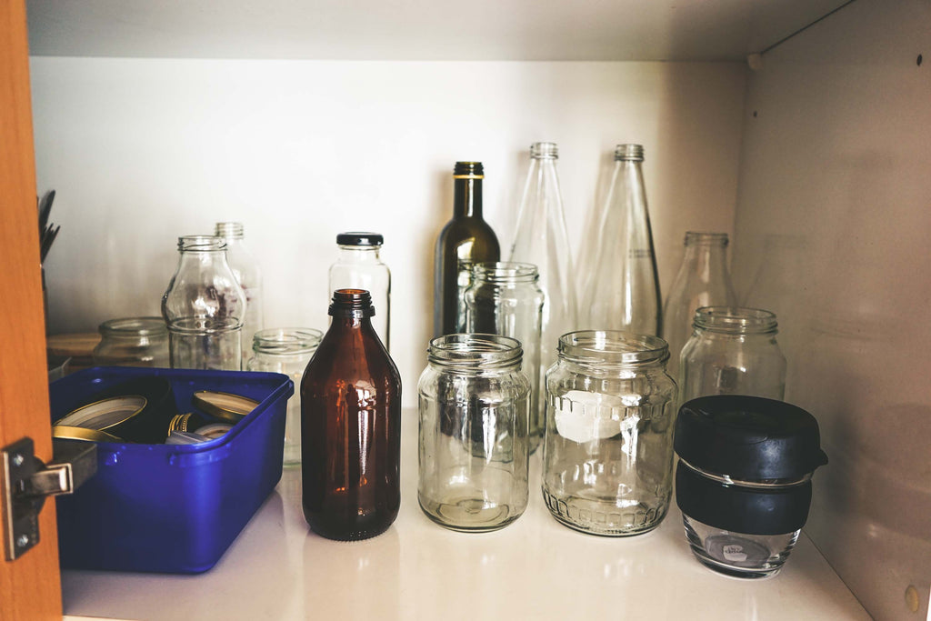 The Eco Society Plastic Waste Kicthen Glass Jars
