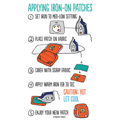 Instructions For An Iron On Patch