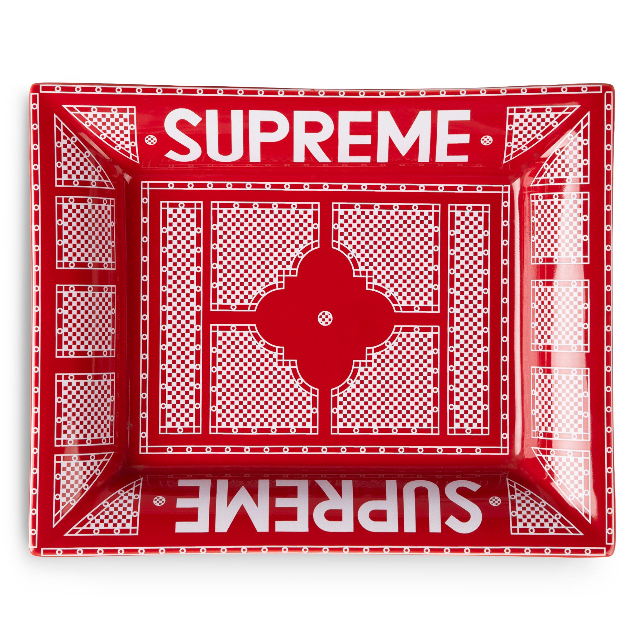 supreme ashtray red