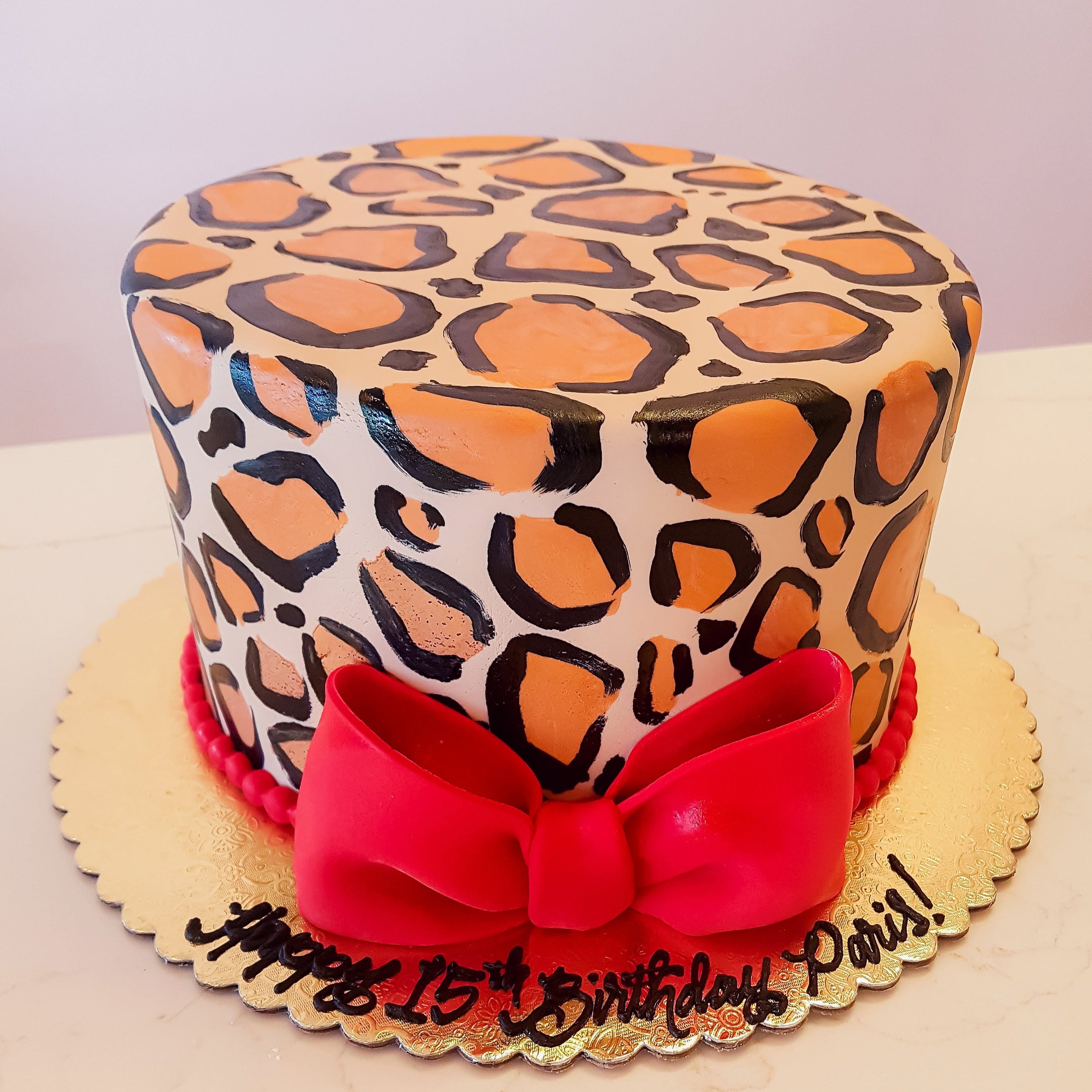 Cheetah Print | Jungle Cake | Wild Cake – Rolling In Dough Bakery