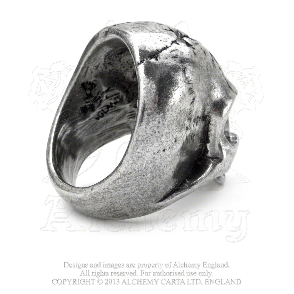 Alchemy Gothic Ruination Skull Ring – Gothic Spirit
