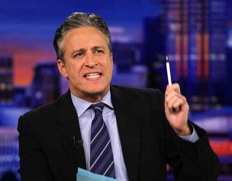 Jon Stewart | left handed comedian