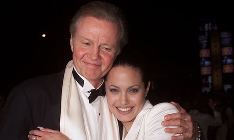 Angelina Jolie and dad Jon Voight