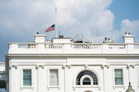 John McCain Flags Lowered at White House