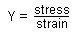Young's Modulus