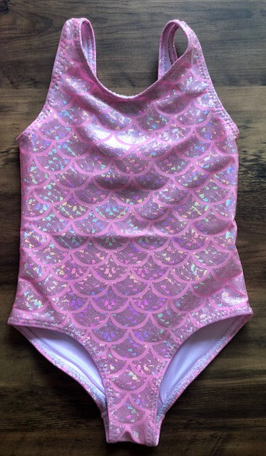 pink mermaid swimsuit