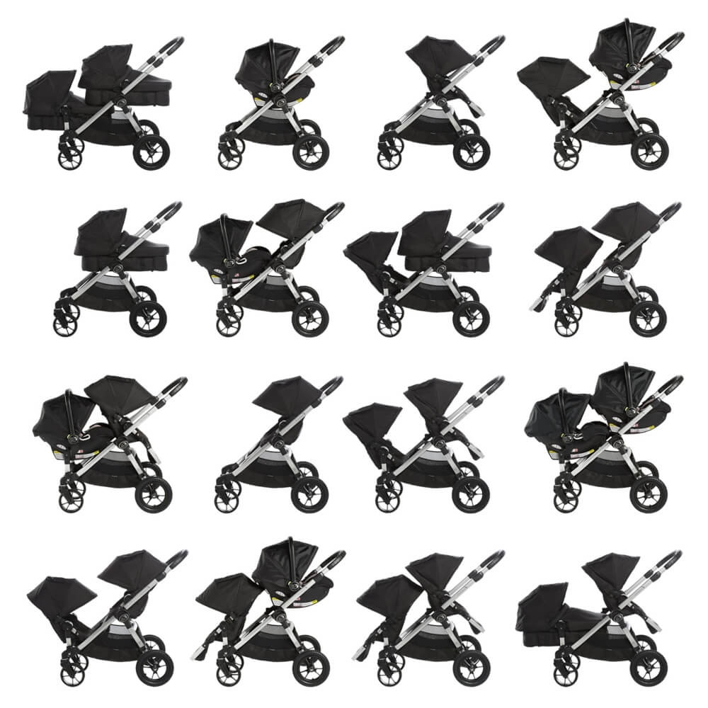 poussette baby jogger city select double