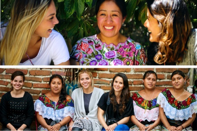 Maka México founders with artisan ladies