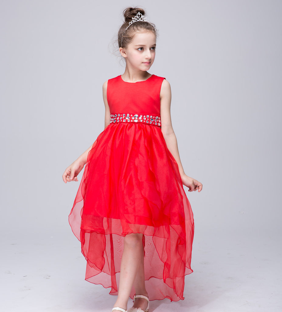 red and white dress for kids