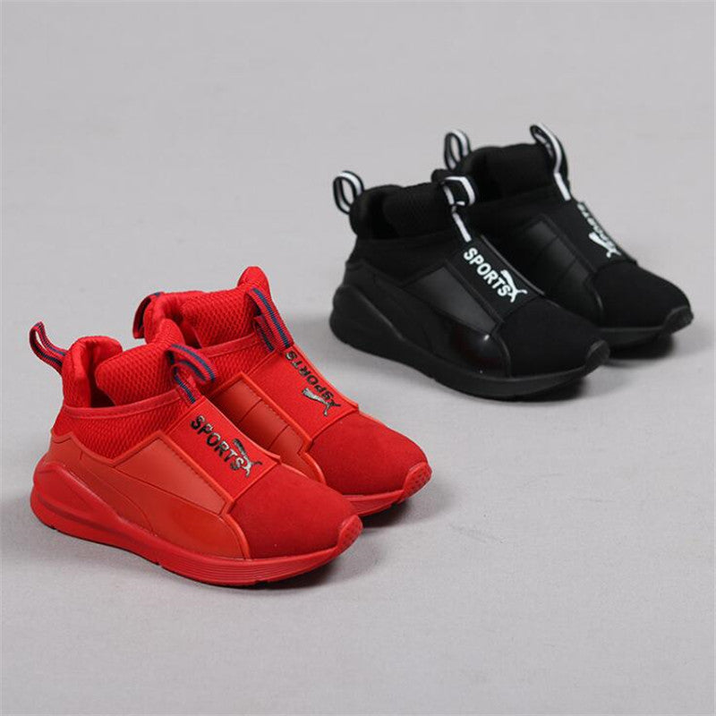red colour casual shoes
