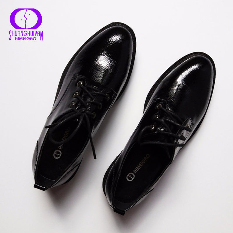 black oxford women's shoes