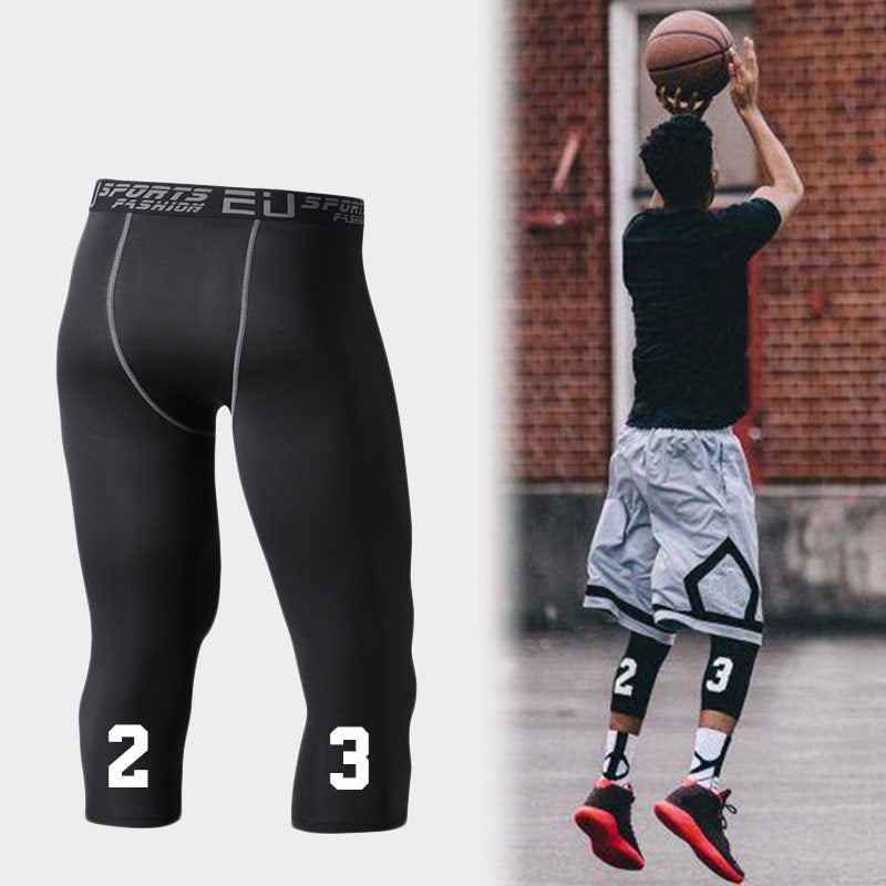 compression pants under basketball shorts