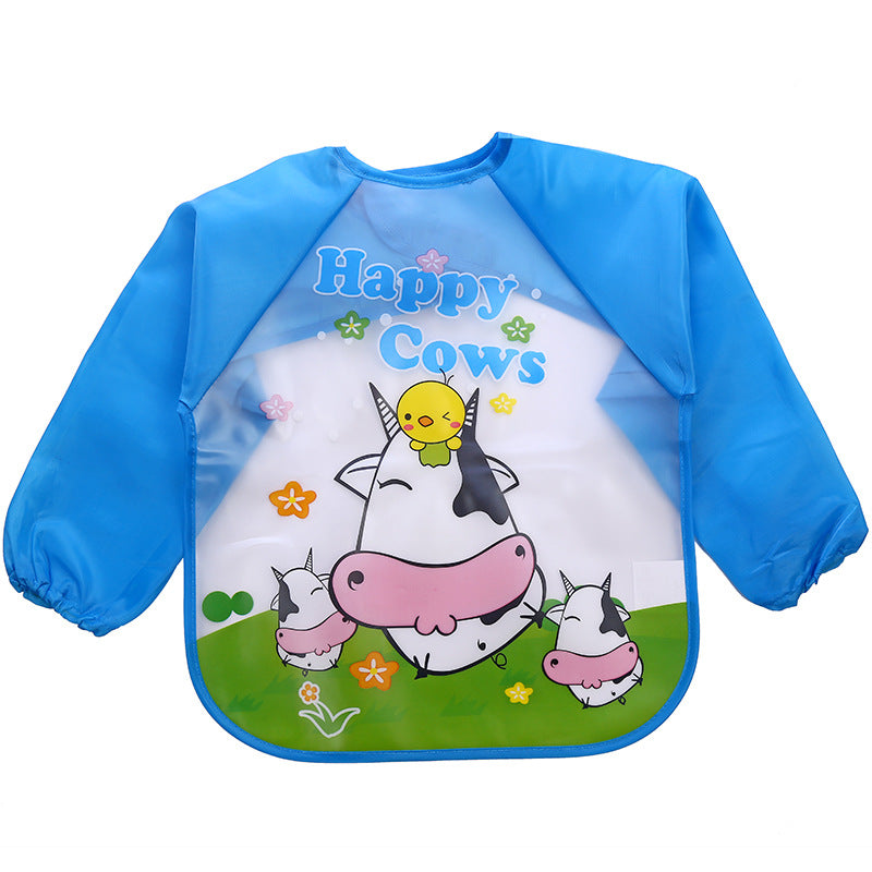 long sleeve feeding bib