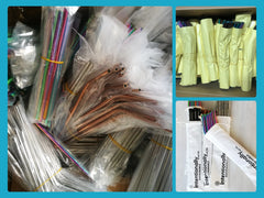 Plastic and eco packaging examples stainless steel straws
