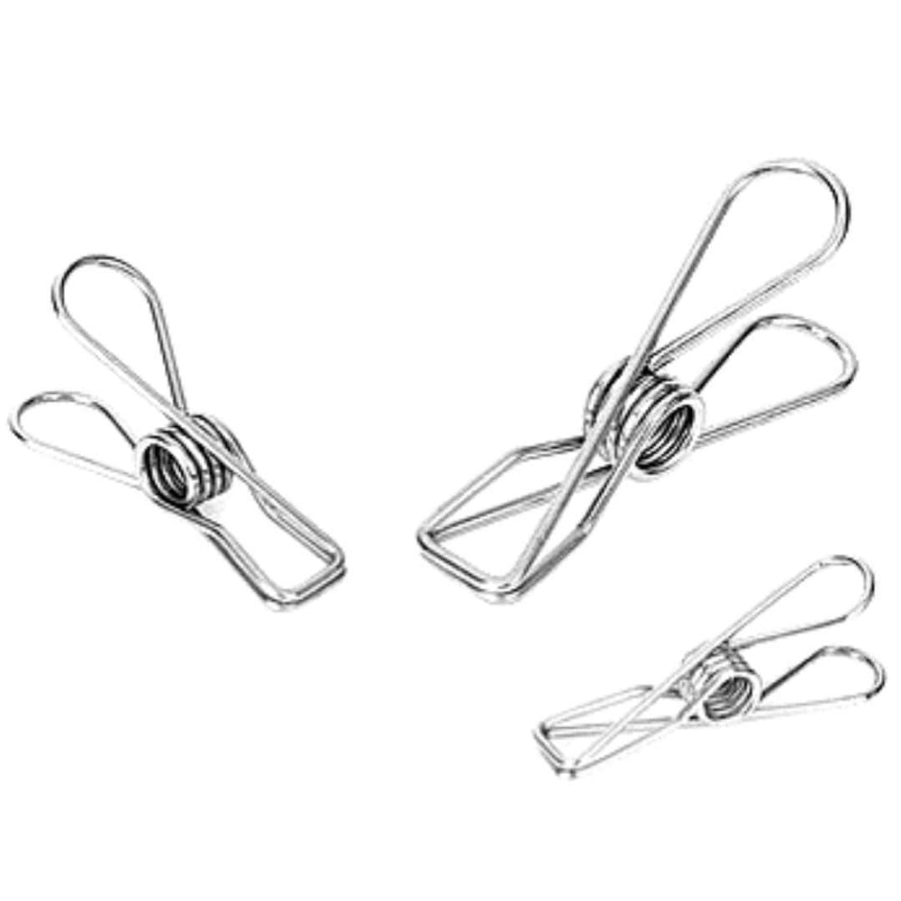 Intentionally Sustainable Ltd Stainless Steel Best Quality Clothes Pegs - 316 Marine Grade 316 Long - 76mm x 2mm