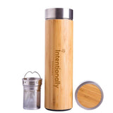 Intentionally Sustainable Ltd Sustainable Bamboo Flask - Coffee, Tea, Water. Bamboo Flask