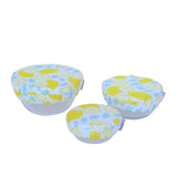 Intentionally Sustainable Ltd Reusable Fabric Bowl Covers Lemon / 3pc Set