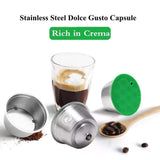 Intentionally Sustainable Ltd Dolce Gusto Stainless Steel Refillable Coffee Capsule Stainless Steel Dolce Gusto Size