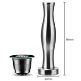 Intentionally Sustainable Ltd Nespresso Coffee Tamper Stainless Steel