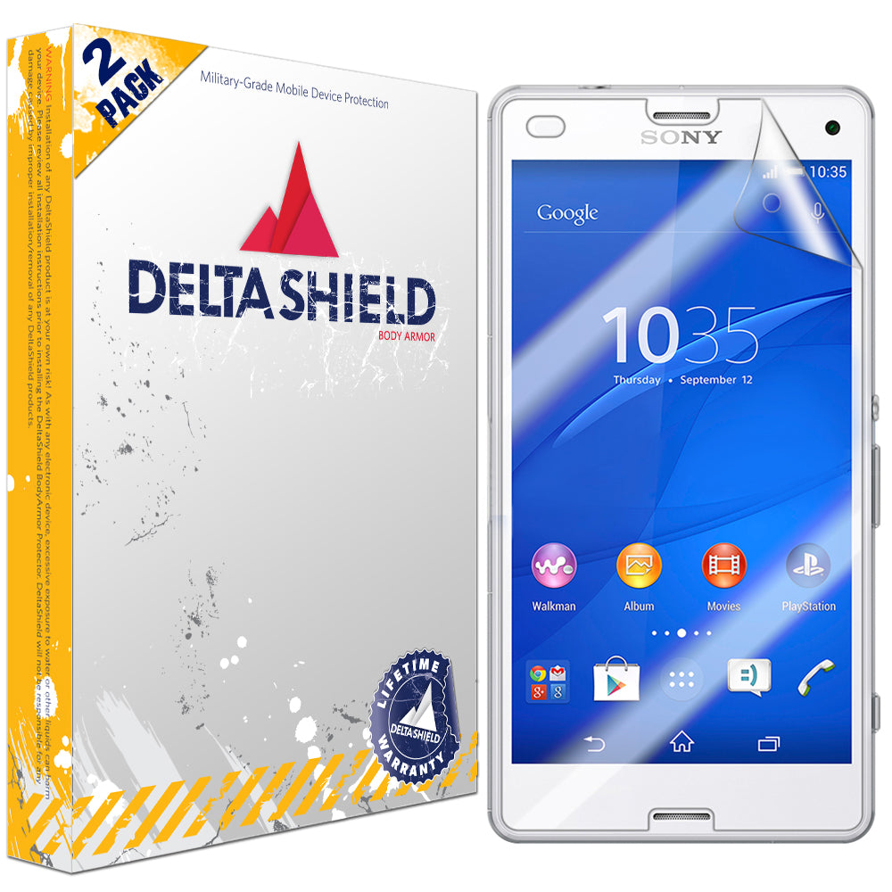 DeltaShield Sony Xperia Z3 Compact Clear Screen Protec – Deltashield