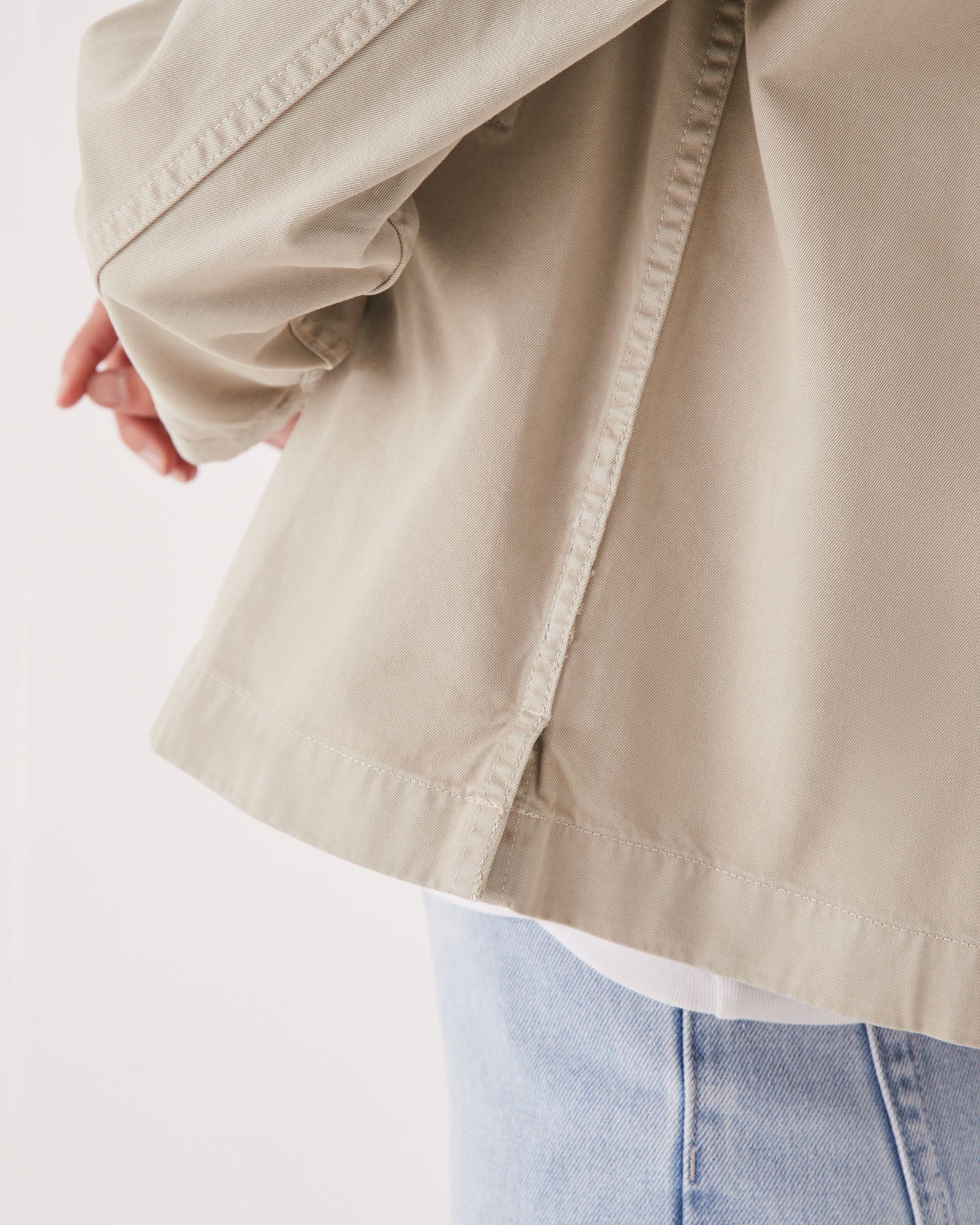 Harper Jacket Washed Khaki