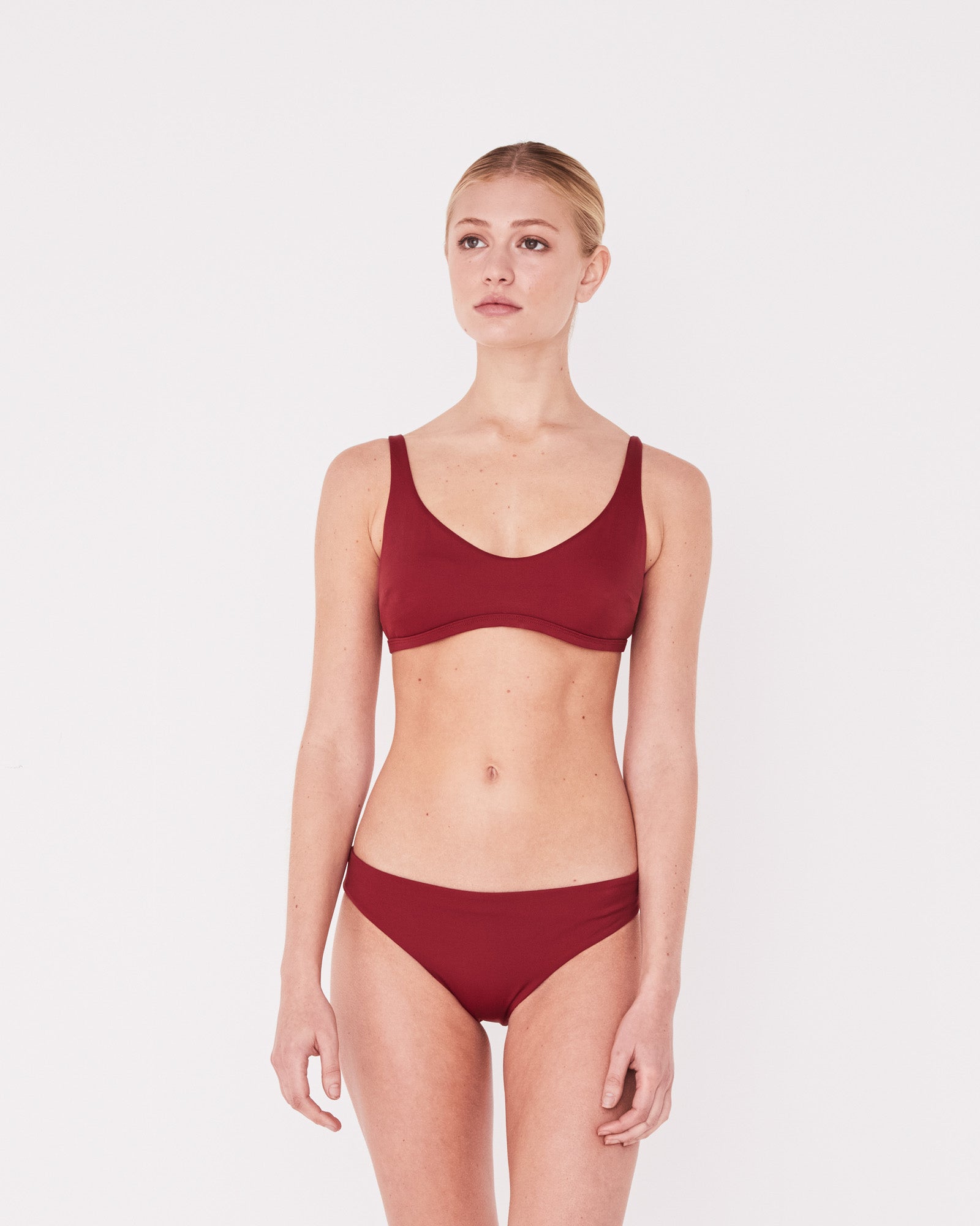 Phoebe Bikini Top Dark Auburn