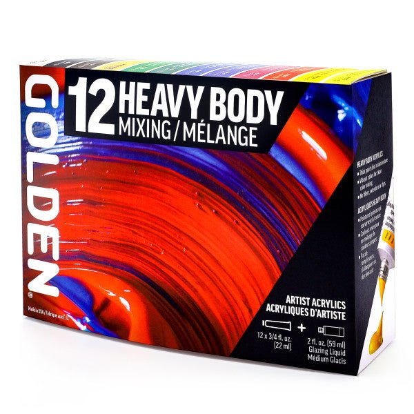 Heavy Body Acrylic 12 Color Mixing - merriartist.com