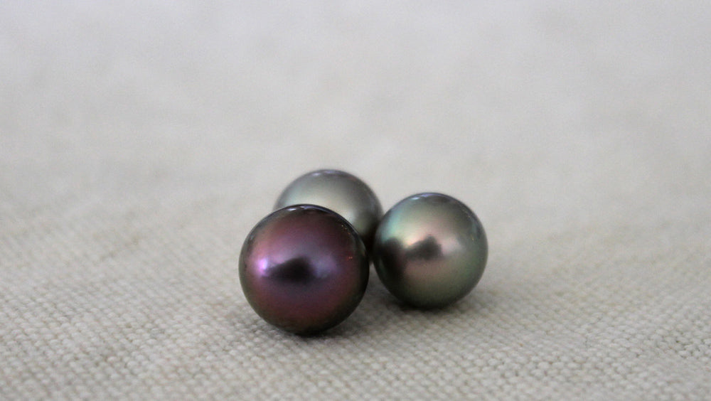 A True Aubergine Colored Pearl