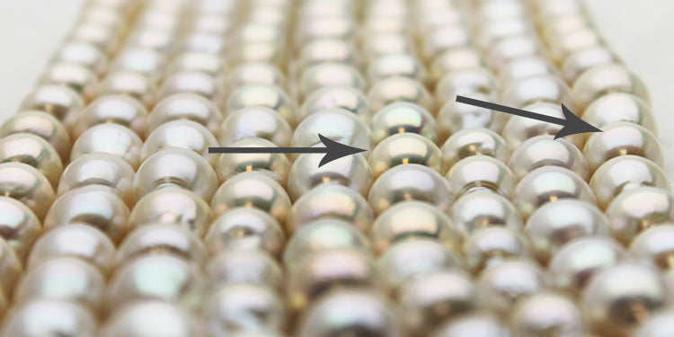 Rows of Edison Pearls 