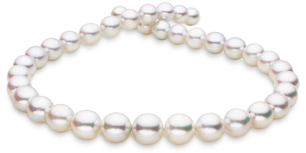 White South Sea Pearl Necklace with True Round Shape Pearls
