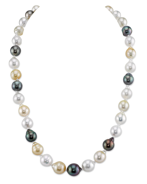 Sv 925 Pearl Necklace multicolor SSP | ochge.org