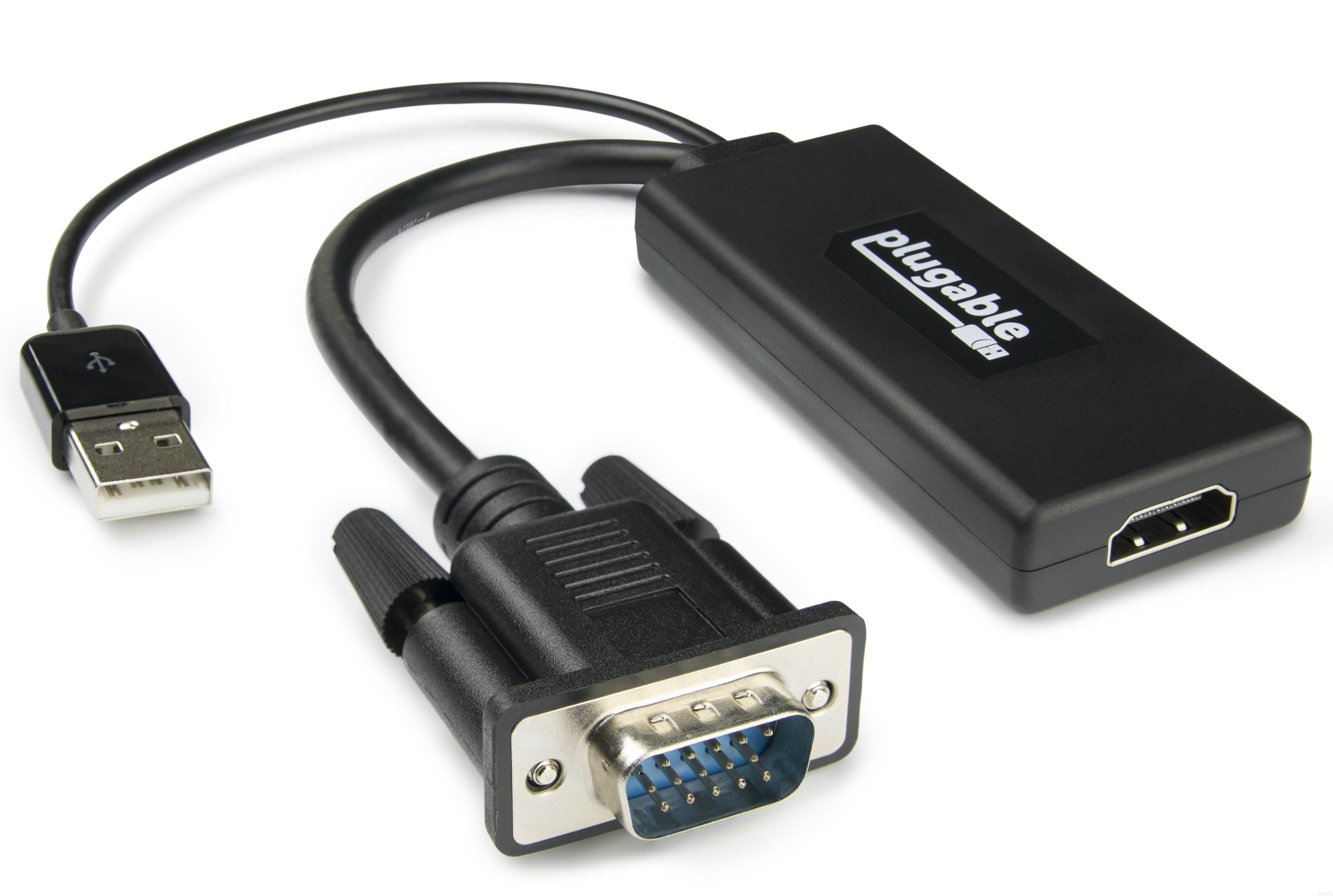 Inspectie fabriek Penetratie Plugable VGA to HDMI Active Adapter with Audio – Plugable Technologies