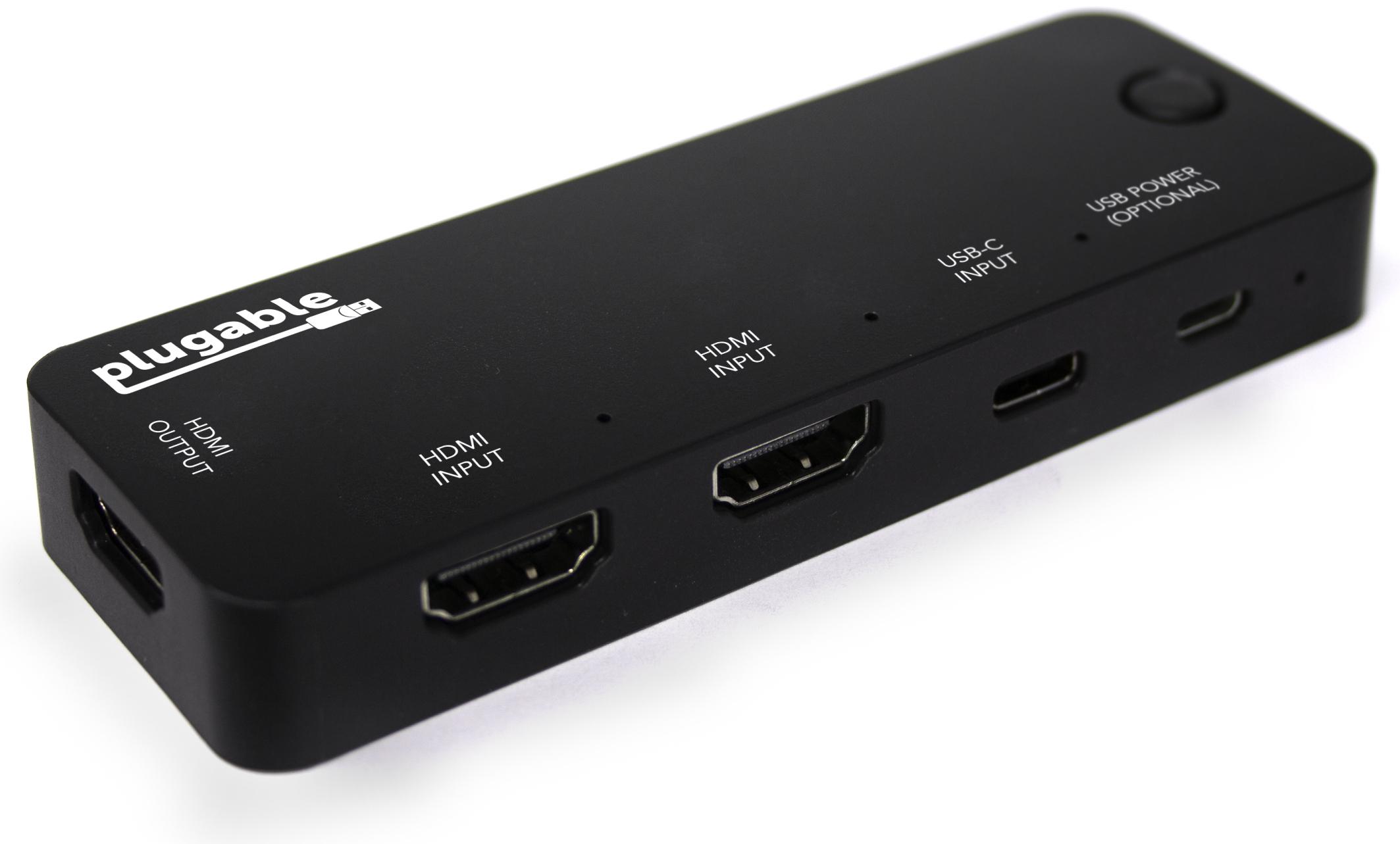 Voorstel Mus Simuleren Plugable HDMI Switch With USB-C – Plugable Technologies