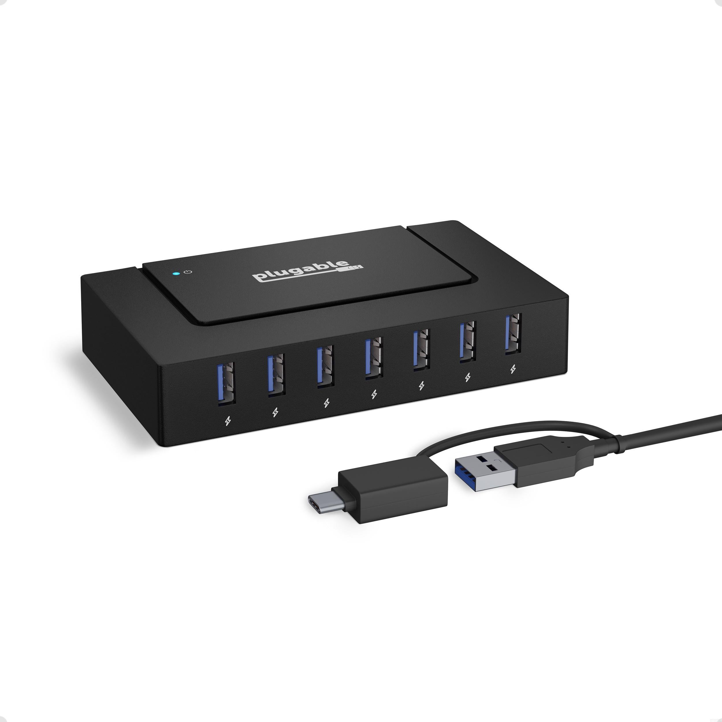 eindeloos bijtend Tweede leerjaar Plugable USB 3.0 and USB-C 7-Port Charging Hub – Plugable Technologies