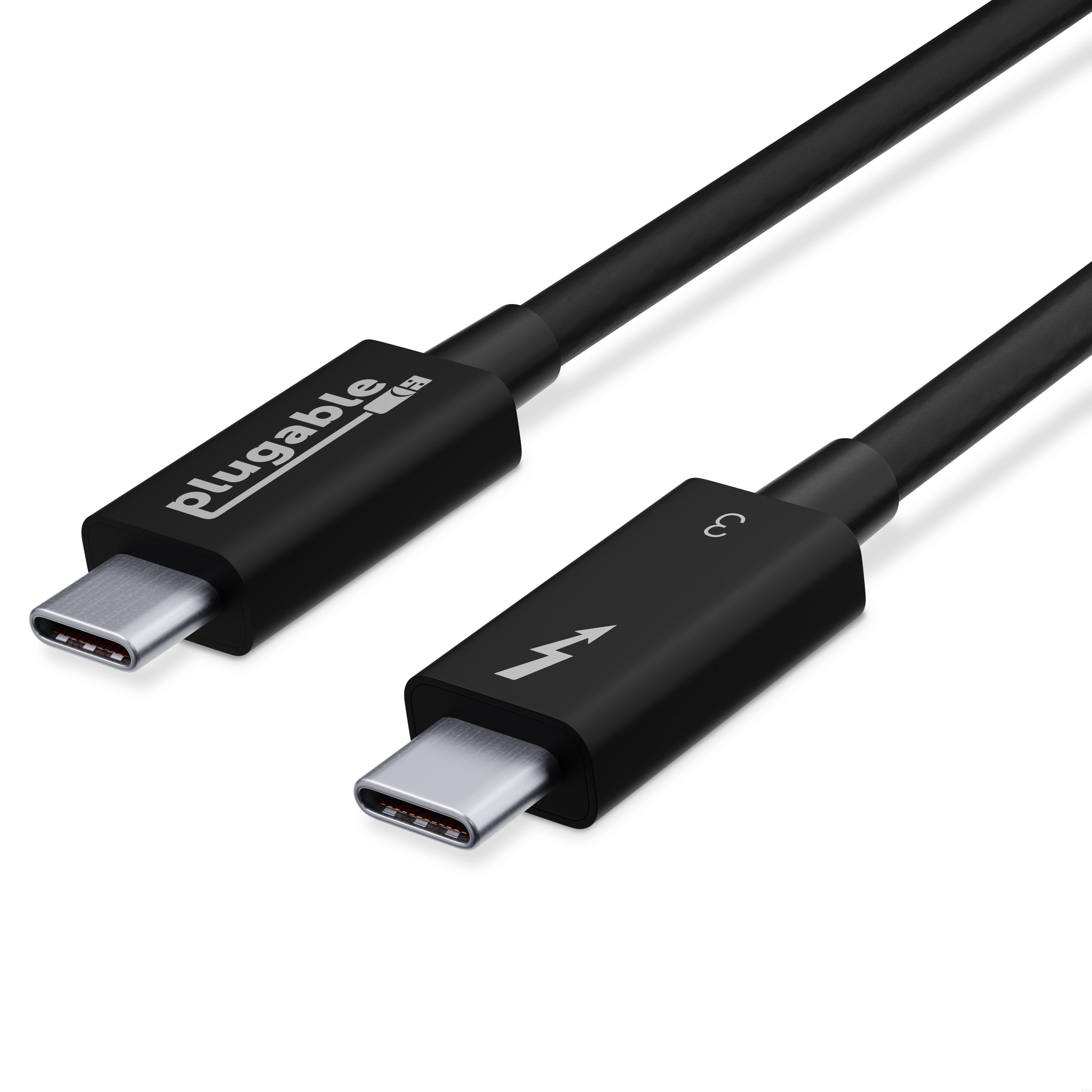 Veel Creatie afstand Plugable Thunderbolt 3 Cable (40Gbps, 2.6ft/0.8m) – Plugable Technologies