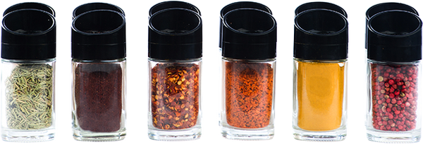 modern spice jars