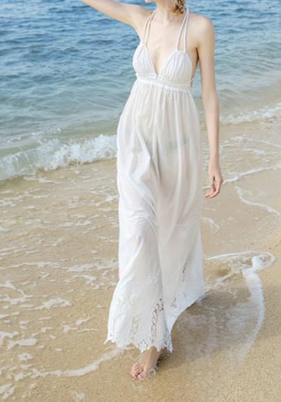 flowy beach maxi dress