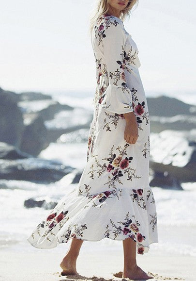 flowy beach maxi dress