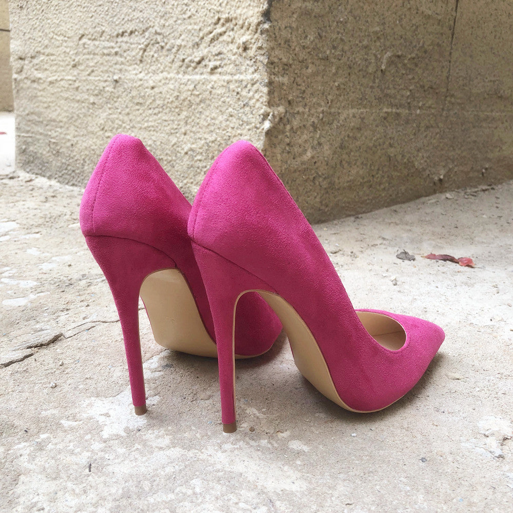 rose pink pumps