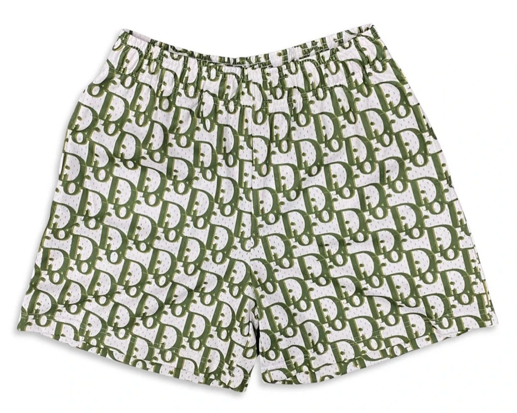 dior shorts green