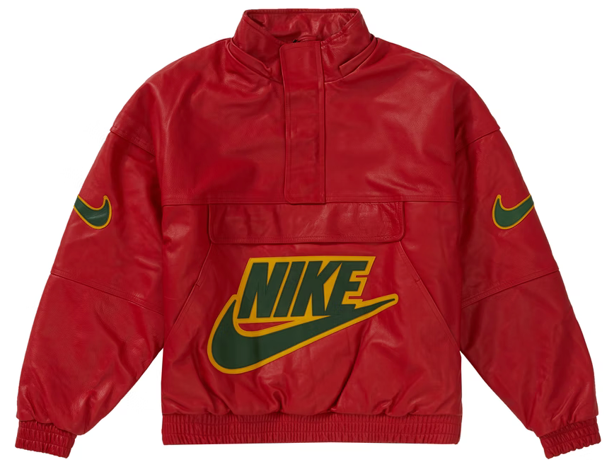 supreme nike leather anorak